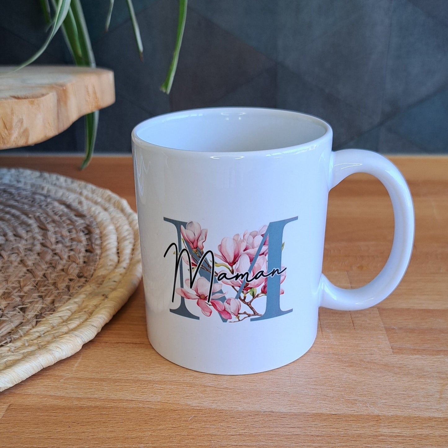 Mug "Floral-Maman" (mamie-marraine)