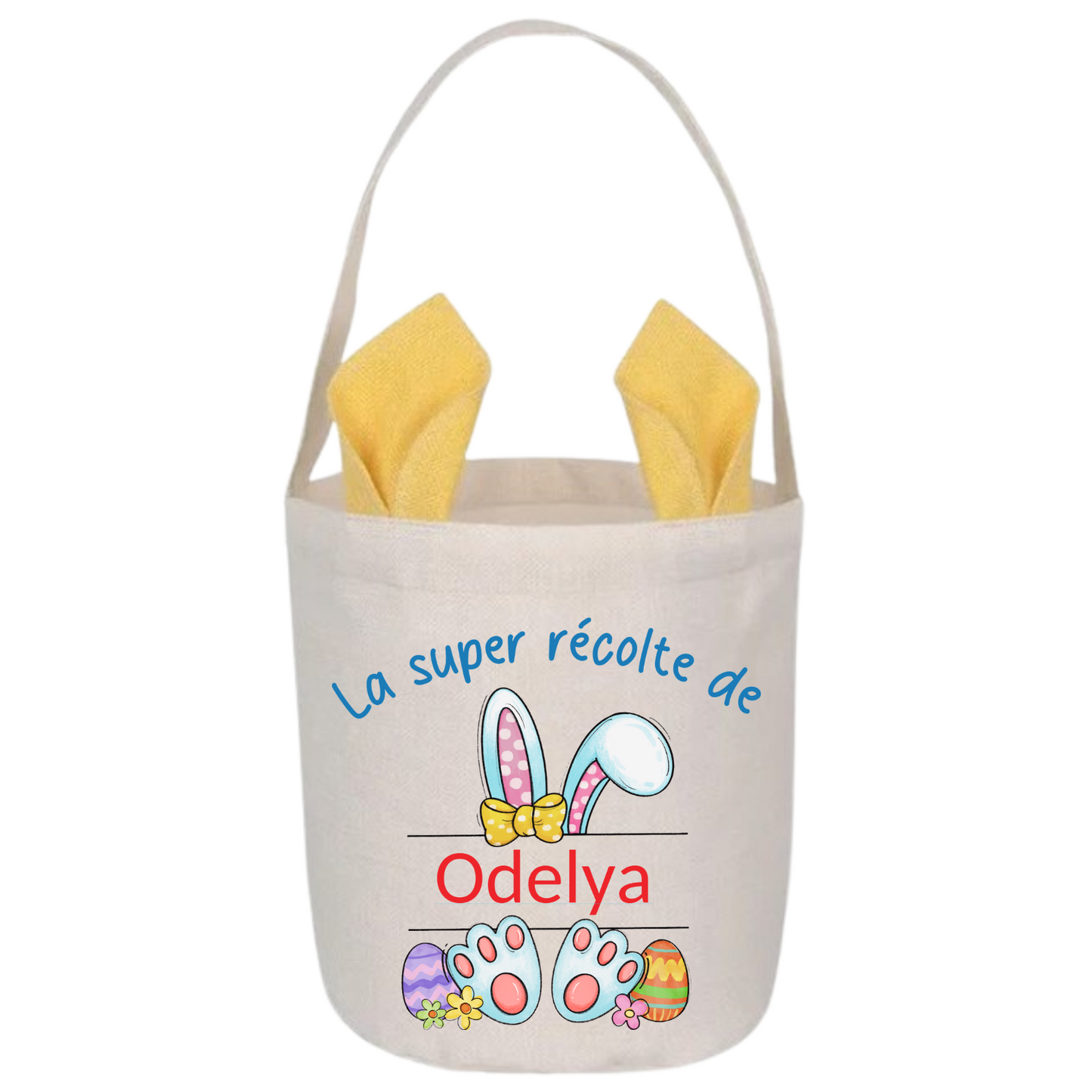 Sac oreilles de lapin (Pâques)  (plusieurs motifs disponibles)