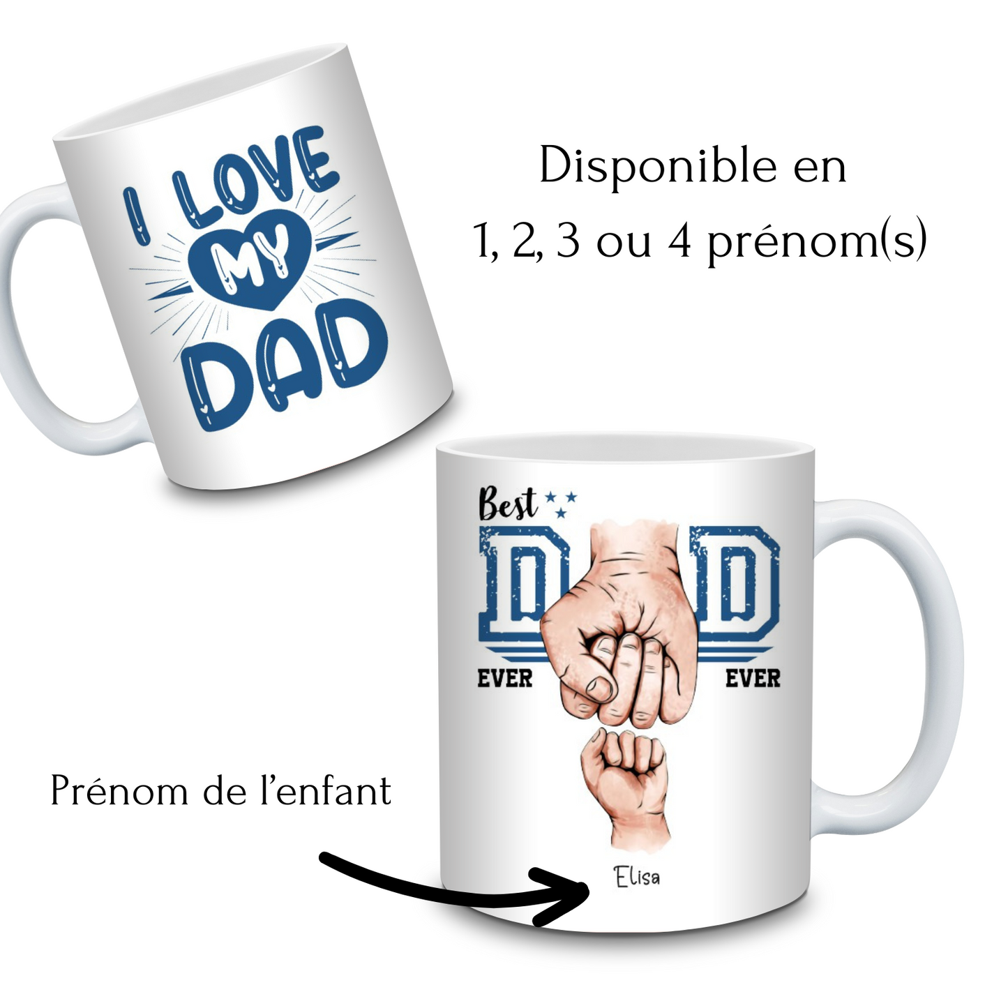 Mug " I love my dad"