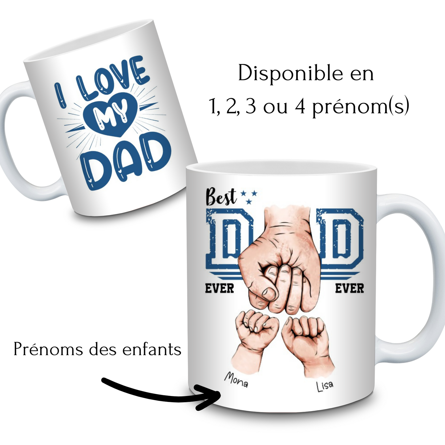 Mug " I love my dad"