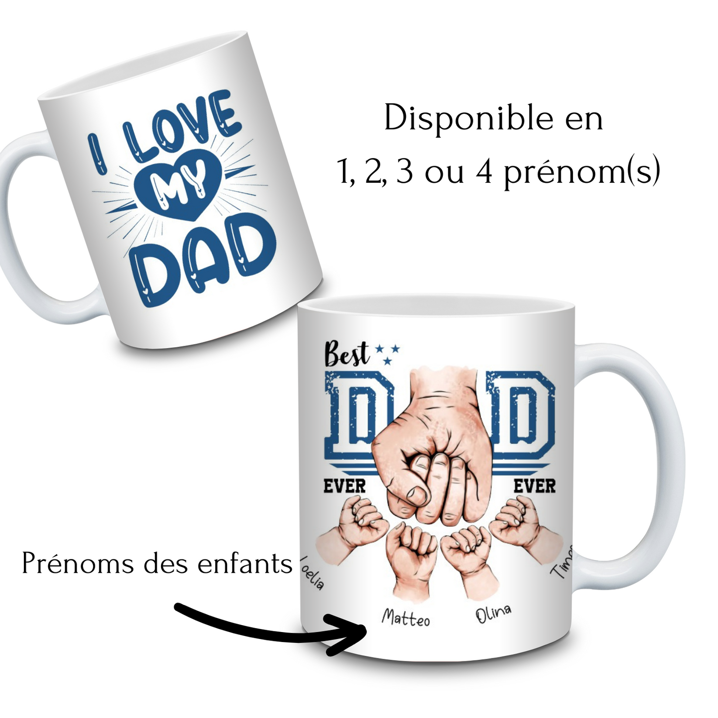 Mug " I love my dad"