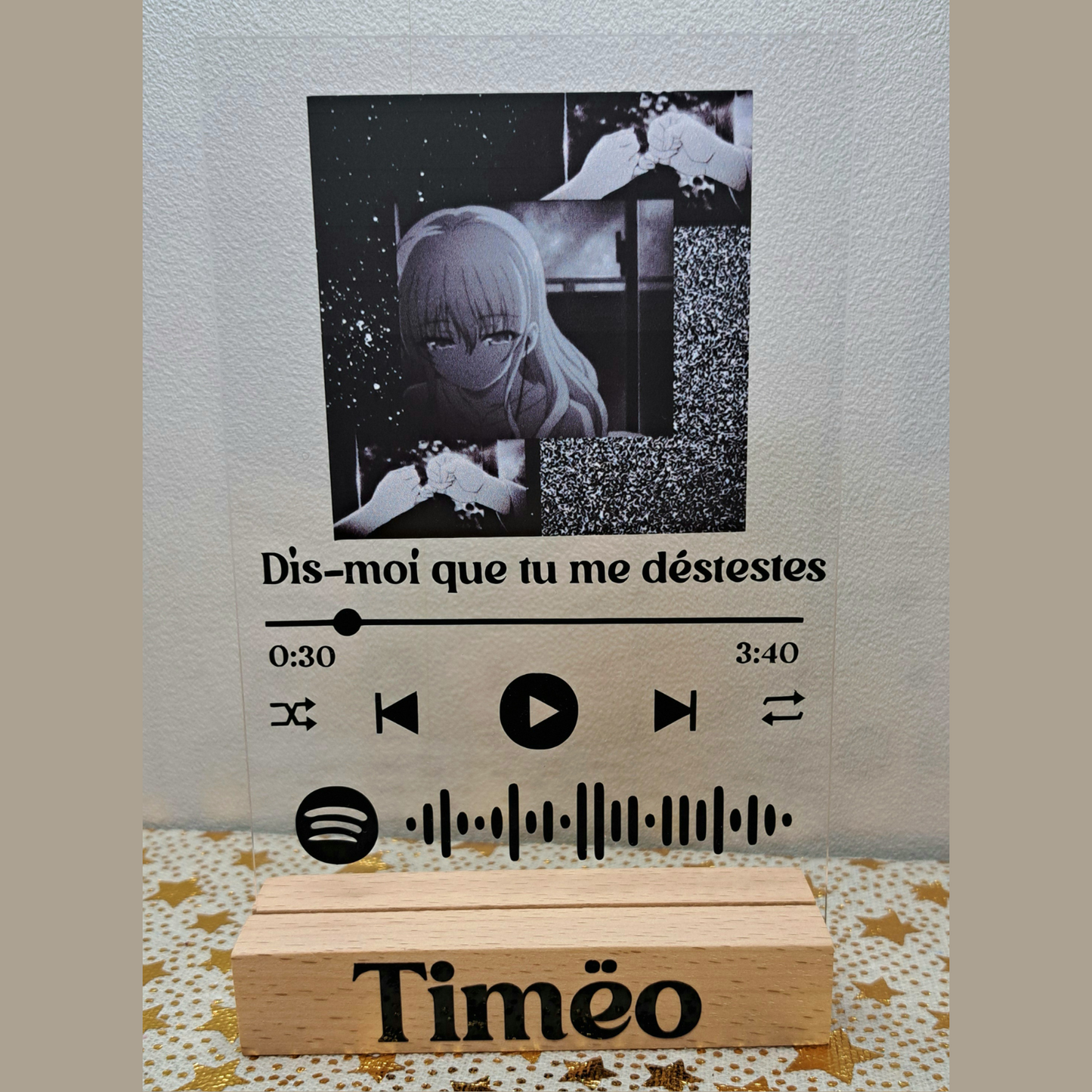 Plaque spotify (plusieurs options disponibles)